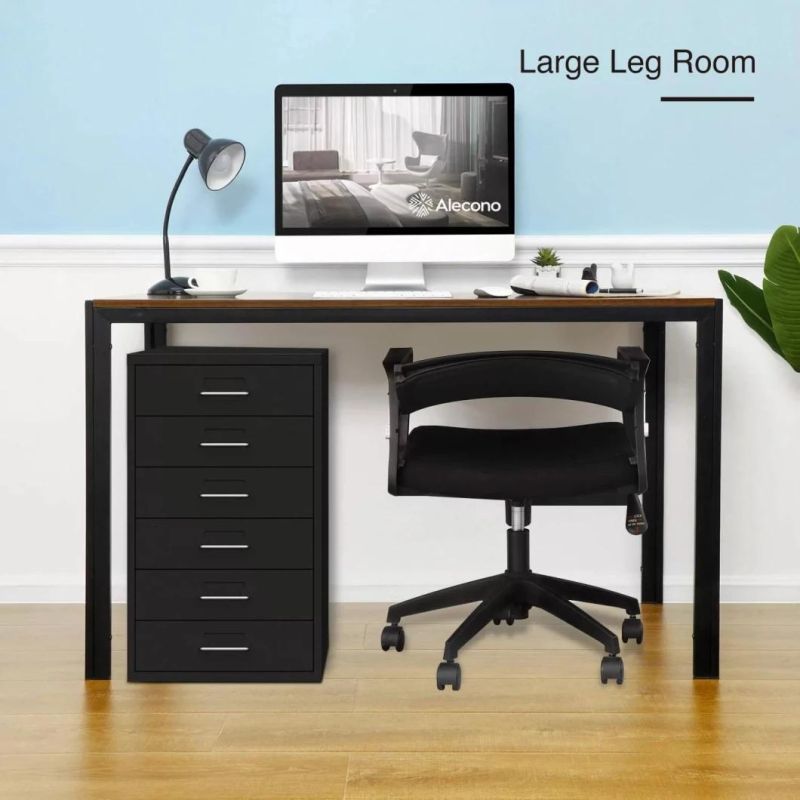 Black Computer Desk with Drawer Home Office with Different Color Board