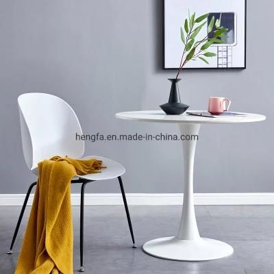 Modern Furniture Iron Base Marble Office Reception Coffee Table