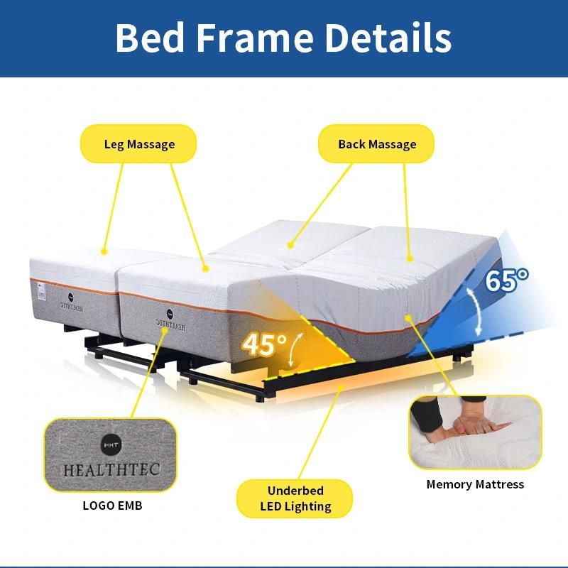 Modern Adjustable Beds Split King