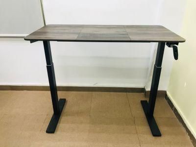 Chinese Manufacturers Simple Hand Lifting Table Computer Desk Learning Table Writing Desk