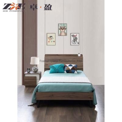 Modern Furniture Luxury Bedroom Sets Hotel King Size Double MDF Platform Frame Slats Bed with Headboard