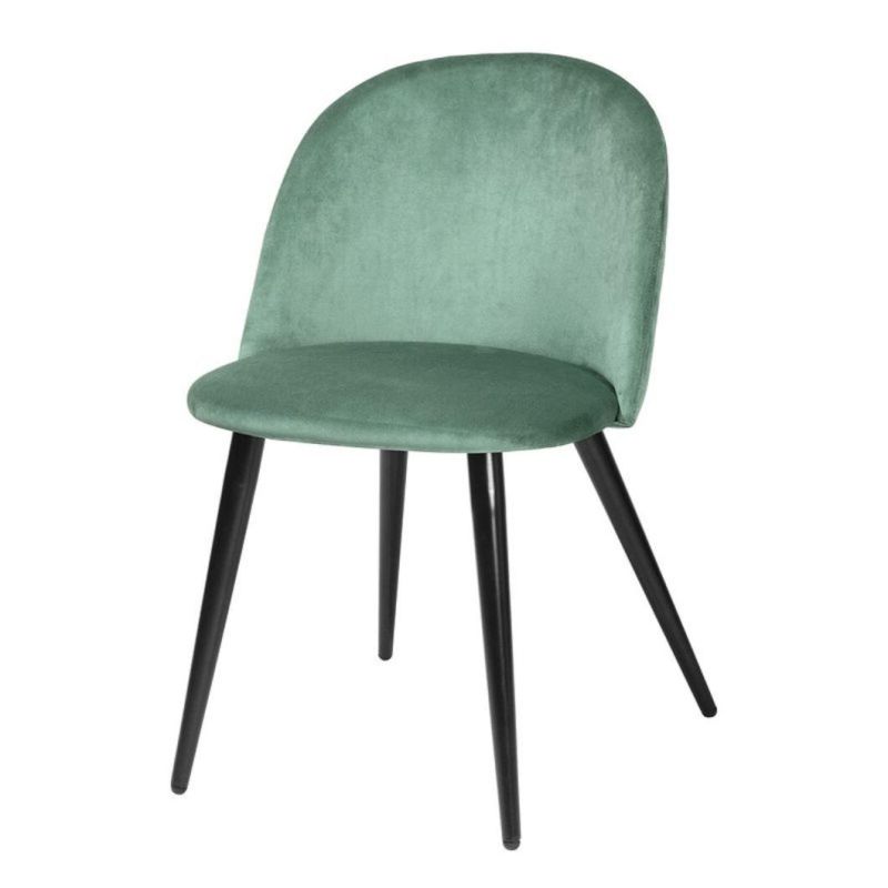 Wholesale Modern Luxury Furniture Fabric Velvet Dining Chair