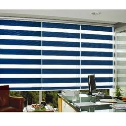 Motorized Remote Control Day and Night Double Zebra Roller Blinds