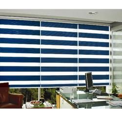 Motorized Remote Control Day and Night Double Zebra Roller Blinds