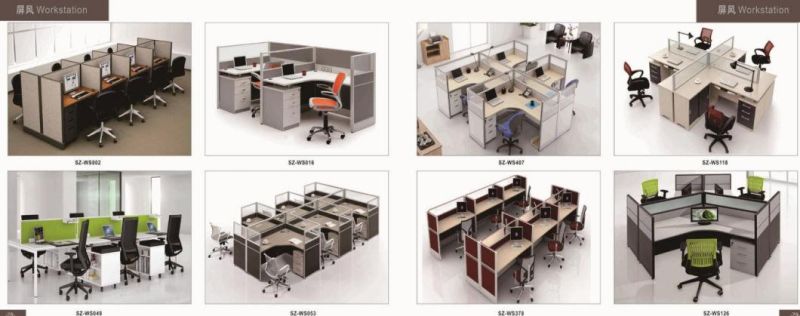 Popular Office Workshop Workstation Modern 4 People Office Desk (SZ-WS305)