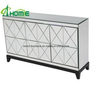 Special Design Accent Cabinet Mirrored Furniture