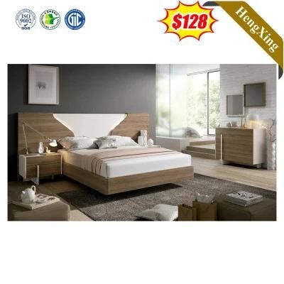 China Wholesale Modern MDF Double King Bed Living Room Wooden Home Bedroom Furniture Wall Bed
