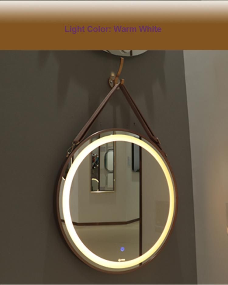 Salon Furniture LED Light Makeup Hotel Bathroom Wall Decoration Illuminated Bedroom Mirror