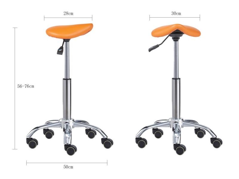Ergonomic Swivel Saddle Seat Stool Office Chair