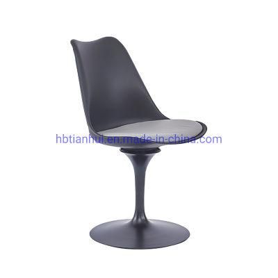 Modern Furniture Hot Sale Tulip Design Indoor Durable Leisure Fiberglass Dining Chair