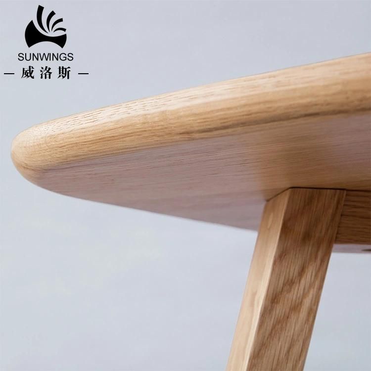 Good Price Living Room Tea Table Dissymmetric Oval Shape