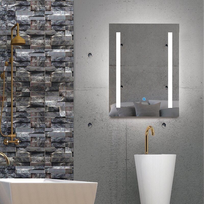 New Style Bathroom Mirror LED Illuminated Mirror with Touch Sensor & Dimmer