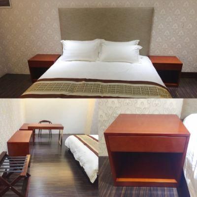 Standard Simple Business Cheap Hotel Bedroom Furniture Set for Hotel Sell (KNCHB-01103)