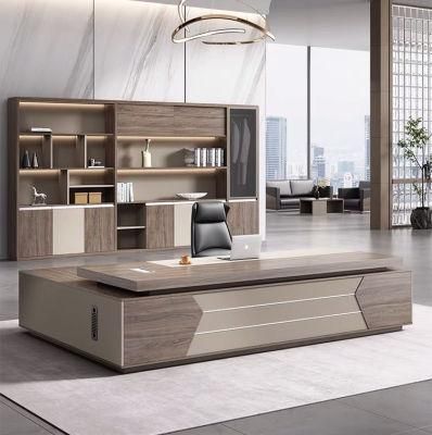 New Design Luxury Hot Sale Modern Durable Wooden Office Furniture Desk