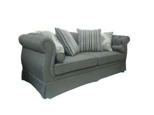 Moden Linen Fabric Button Sofa Home Furniture