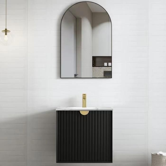 Modern Design Bathroom Cabinets with LED Mirror Collection Bathroom Vanity Double Sinks Can Be Customized.