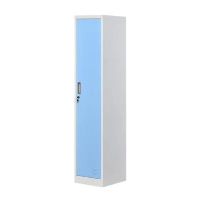 Customized Single Door Steel Wardrobe Steel Storage Locker for Gym