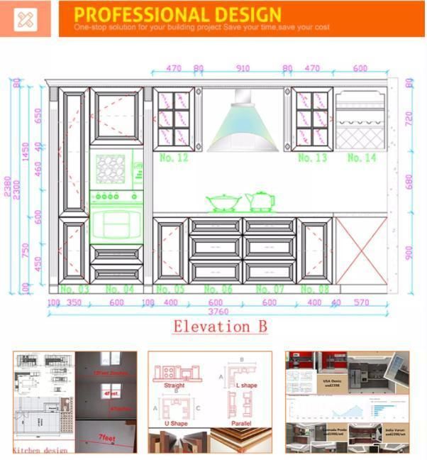 Custom Modern Design Modular Luxury Furniture Pantry Kitchen Cabinet