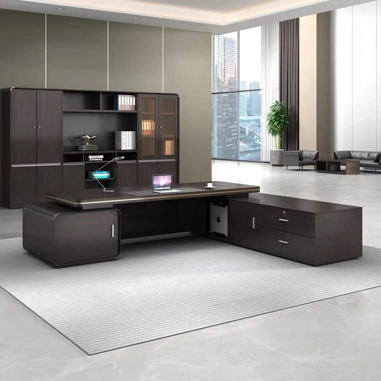 Luxury High End L Shape Boss Office Desk (SZ-OD717)