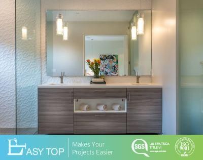 Hotel New Modern Mirror and Basin Cheap Price Bathroom Vanity Cabinet