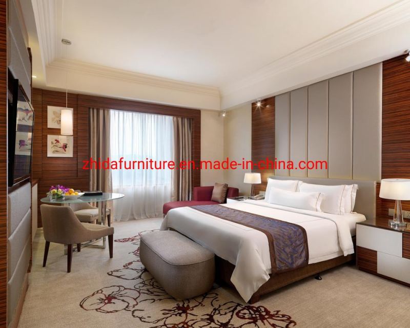 Bedroom Luxury Moistureproof Hotel Furniture Set with Laminate Plywood