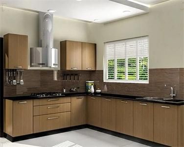 Apartment Practical Heat Resistant Plywood Laminate Kitchen Cabinet Furniture