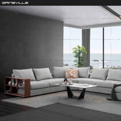 Home Furniture Set Livingroom Furnitue Sectional Sofa with Beautiful Curve Seats GS9001