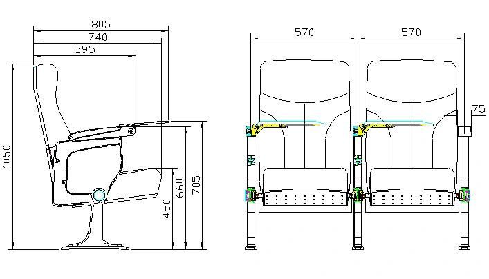 Public Economic School Cinema Conference Church Theater Auditorium Furniture