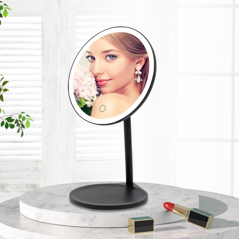 3 in 1 LED Table Lamp Makeup Vanity Mirror with Wireless Charger