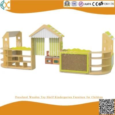 Preschool Wooden Toy Shelf Kindergarten Furniture for Children