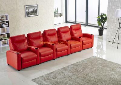 Modern European Style Customized Color Electric&Manual Recliner Fabric Living Room Sectional Theater Sofa