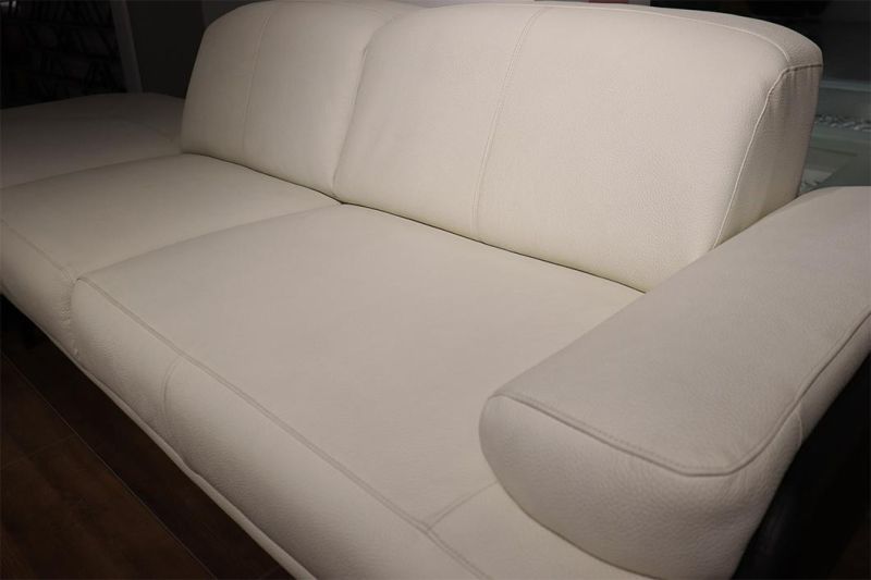 2022 New Design White Living Room Furniture Can Be Customized Leather Light Luxury Sofa