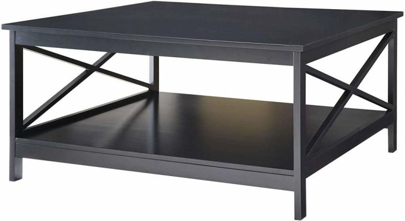 Convenience Concepts Oxford 36" Square Coffee Table, Espresso