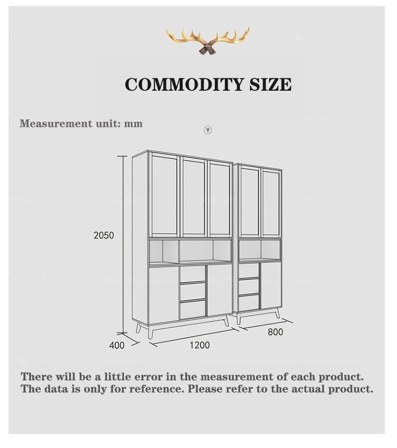 Modern Tall Bookshelf with Drawer Floor-Sitting Bookcase for Home Office Furniture