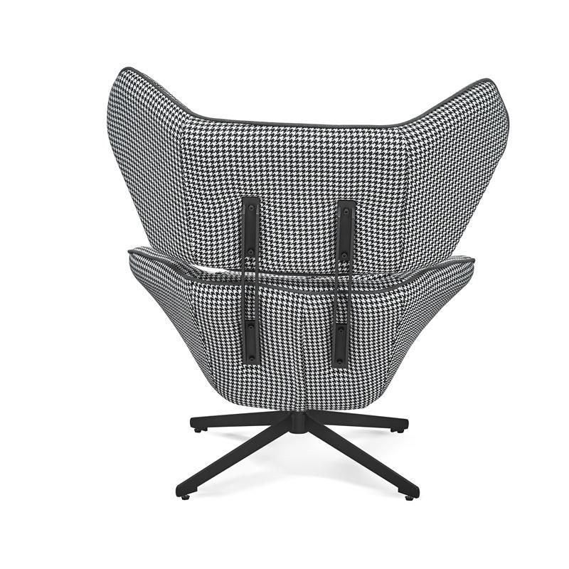 Metal Type Modern Home Furniture Contemporary Fabric Leisure Chair