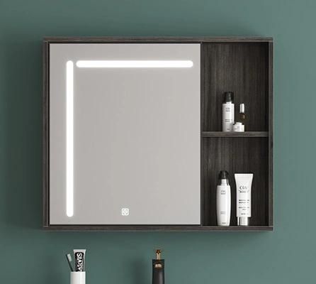 Factory Directly Modern Hotel Hanging Waterproof Mirror Wash Basin Vanity Solid Wood Bathroom Cabinet
