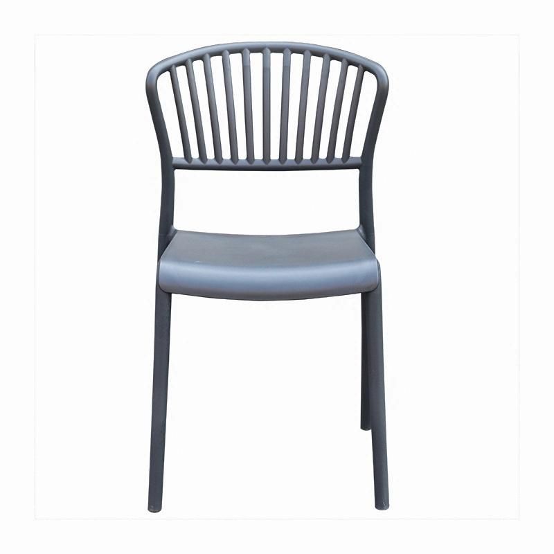 Wholesale Outdoor Furniture Modern Style Garden Furniture Indus Plastic Chair Eco-Friendly PP Armless Dining Chair