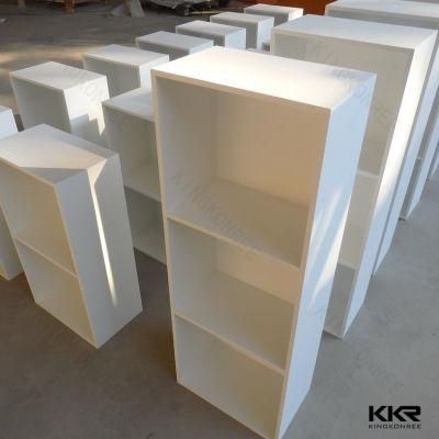 Hotel Used Resin Stone Solid Surface Bathroom Wall Shelf Niche