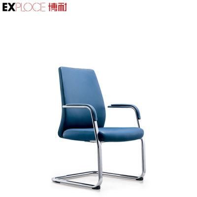 Hourseat Commercial Furniture Designed by Famous Manufacturer Affordable Blue PU Executive Office Chair