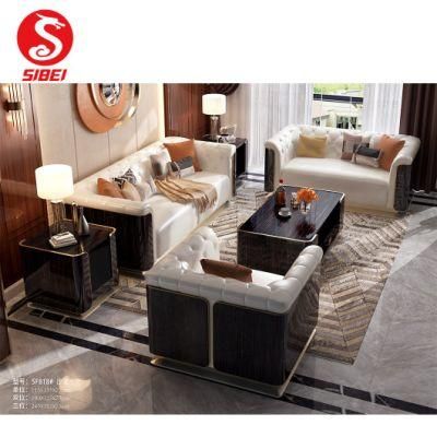 Italian Design Modern Couch Sectional Home Furniture Leather Sofa for Living Room
