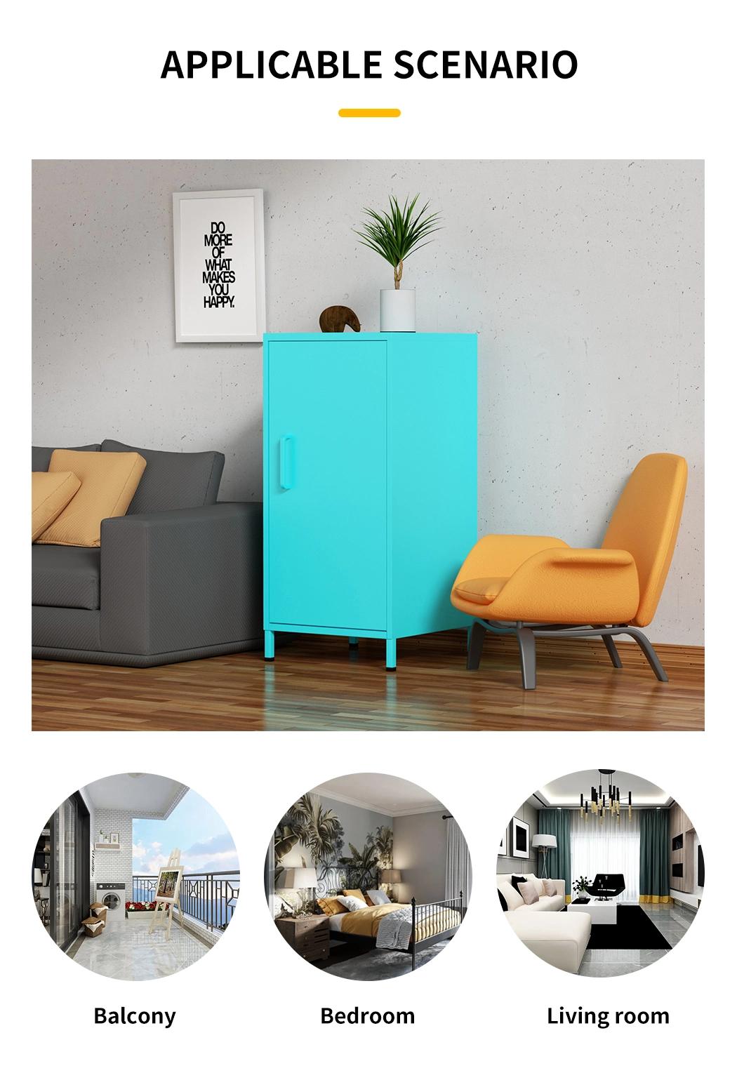 Home Metal Side Cabinet Furniture Modern Steel Sideboard Storage Cabinets for Living Room Kitchen Office