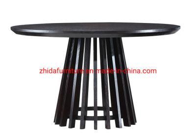 Modern Events Banquet Wooden Round Dining Table with Chair