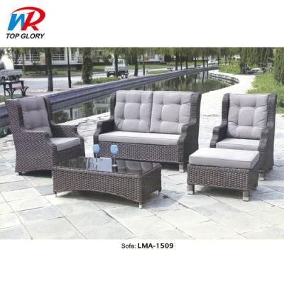 Wholesale China Garden Sofa Cheap Outdoor Wicker Furniture Rattan Sofa Set