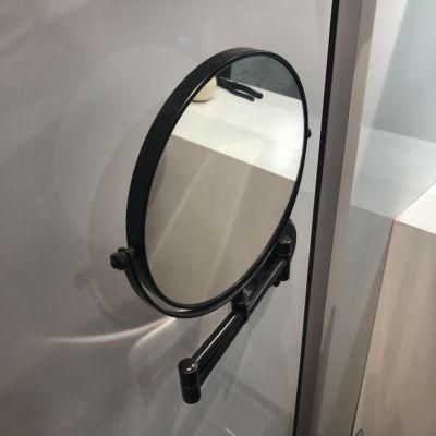 Jinghu Hotel Usage Mini Size 3X 5X LED Makeup Arm Mirror LED Magnifying for Bathroom