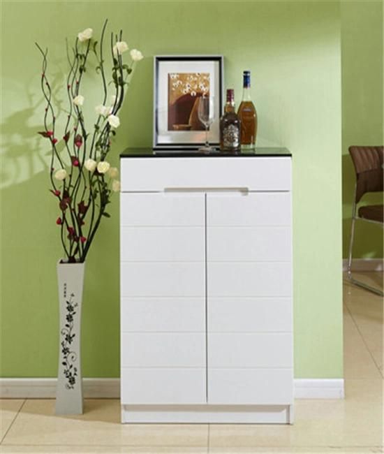 Euro/Modern/Creative Style Stand Wood Grain/White/Black Shoe Storage Cabinet with Door