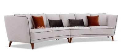 Round Hotel Lobby Sofa Comfortable Fabric Living Room Sofa