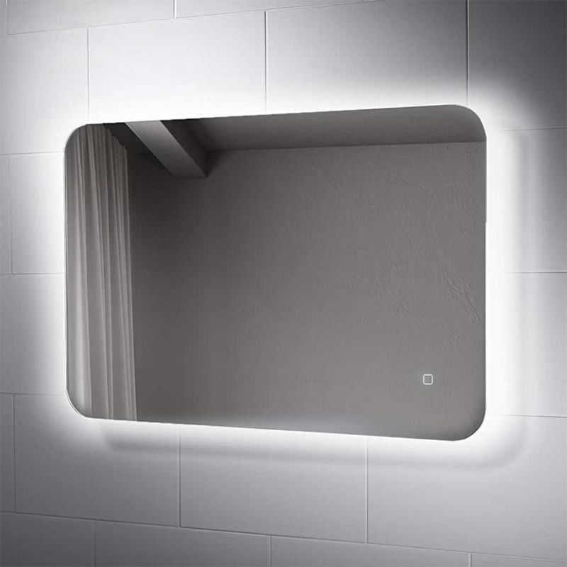 China LED Backlit Illuminated LED Bathroom Mirror for Public Toilet