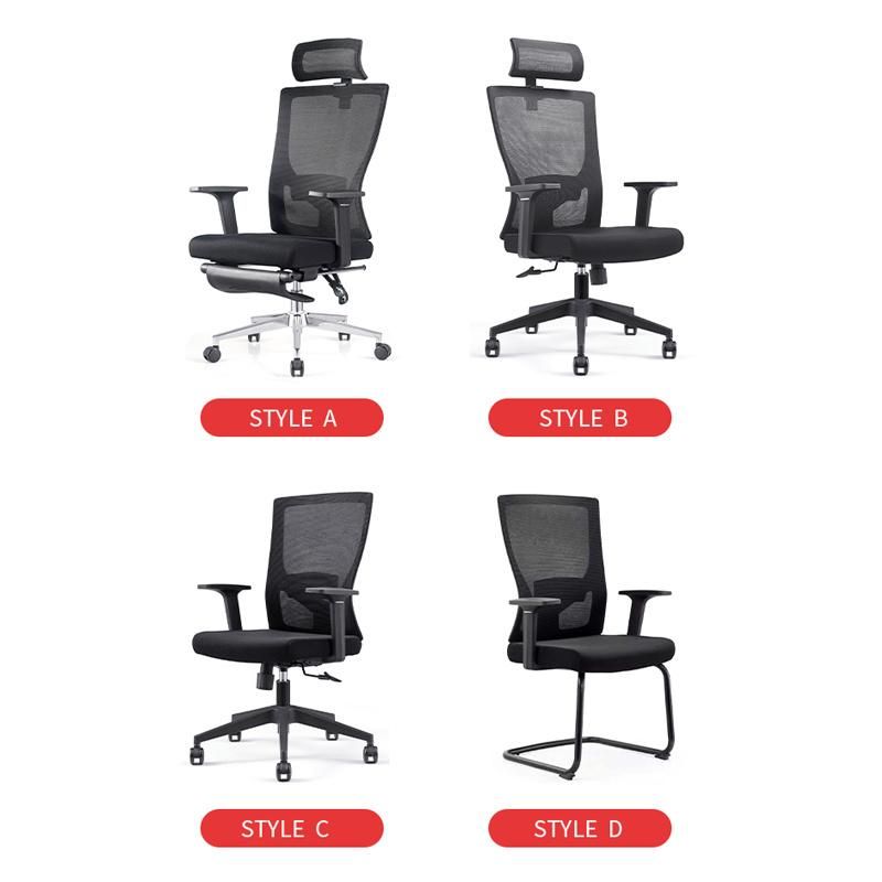 High Back Mesh Fabric Office Chair Swivel Ergonomic Chair