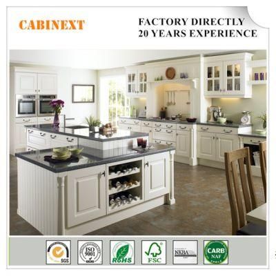 New Trends Factory Custom Make Modern Solid Wood Kitchen Cabinets