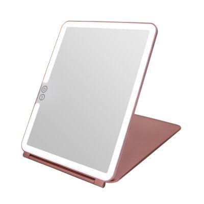 Super Slim Foldable LED Products Dimmable Brightness LED Make up Mirror with Touch Sensor